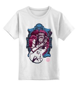 Заказать детскую футболку в Москве. Детская футболка классическая унисекс Кит Ричардс от st0 - готовые дизайны и нанесение принтов.