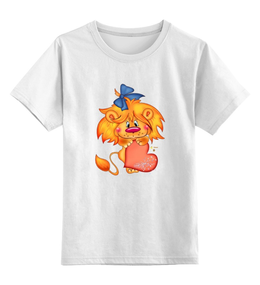 Заказать детскую футболку в Москве. Детская футболка классическая унисекс Львиное сердце от Виктор Гришин - готовые дизайны и нанесение принтов.