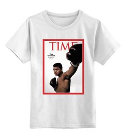 Заказать детскую футболку в Москве. Детская футболка классическая унисекс Muhammad Ali от creativemen - готовые дизайны и нанесение принтов.