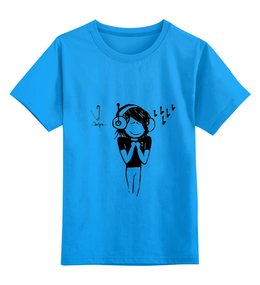Заказать детскую футболку в Москве. Детская футболка классическая унисекс Меломан от @inzigen - готовые дизайны и нанесение принтов.