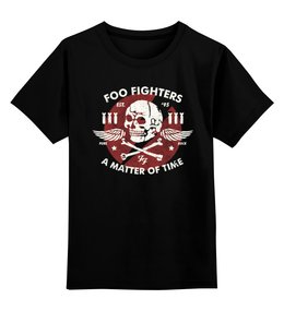 Заказать детскую футболку в Москве. Детская футболка классическая унисекс Foo Fighters от geekbox - готовые дизайны и нанесение принтов.