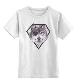 Заказать детскую футболку в Москве. Детская футболка классическая унисекс Diamond Dog от Александр Дентон - готовые дизайны и нанесение принтов.
