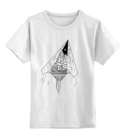 Заказать детскую футболку в Москве. Детская футболка классическая унисекс Сказочный замок от ISliM - готовые дизайны и нанесение принтов.