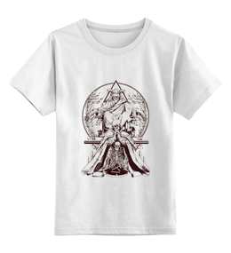 Заказать детскую футболку в Москве. Детская футболка классическая унисекс Древняя религия от Виктор Гришин - готовые дизайны и нанесение принтов.