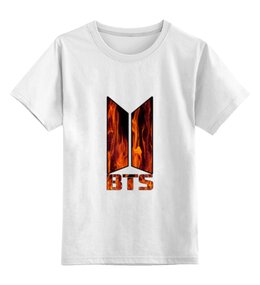 Заказать детскую футболку в Москве. Детская футболка классическая унисекс Группа BTS от THE_NISE  - готовые дизайны и нанесение принтов.