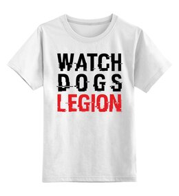 Заказать детскую футболку в Москве. Детская футболка классическая унисекс ✪Watch Dogs LEGION✪ от balden - готовые дизайны и нанесение принтов.