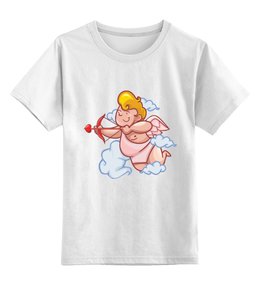 Заказать детскую футболку в Москве. Детская футболка классическая унисекс Купидон от Amerikanka - готовые дизайны и нанесение принтов.