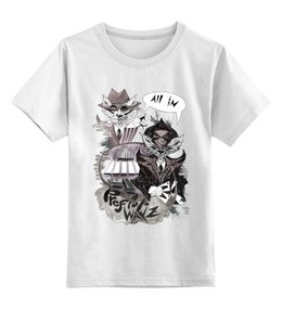 Заказать детскую футболку в Москве. Детская футболка классическая унисекс префлоп войны от dk3n - готовые дизайны и нанесение принтов.