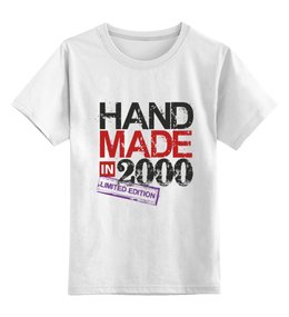Заказать детскую футболку в Москве. Детская футболка классическая унисекс 2000 год рождения. от Djimas Leonki - готовые дизайны и нанесение принтов.