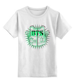 Заказать детскую футболку в Москве. Детская футболка классическая унисекс BTS   от ПРИНТЫ ПЕЧАТЬ  - готовые дизайны и нанесение принтов.