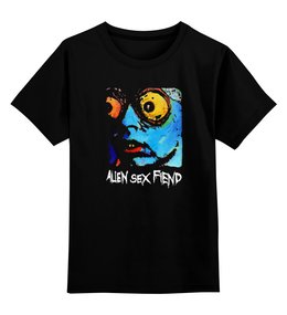 Заказать детскую футболку в Москве. Детская футболка классическая унисекс Alien Sex Fiend / Acid Bath от OEX design - готовые дизайны и нанесение принтов.