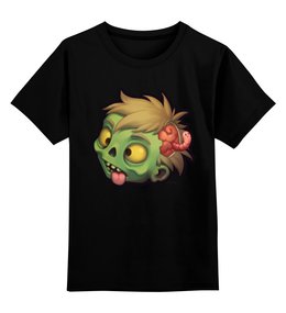 Заказать детскую футболку в Москве. Детская футболка классическая унисекс Zombie от rinkusu - готовые дизайны и нанесение принтов.