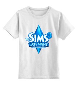 Заказать детскую футболку в Москве. Детская футболка классическая унисекс Sims 3  от THE_NISE  - готовые дизайны и нанесение принтов.