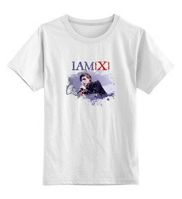 Заказать детскую футболку в Москве. Детская футболка классическая унисекс IAMX / Chris Corner от OEX design - готовые дизайны и нанесение принтов.