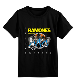 Заказать детскую футболку в Москве. Детская футболка классическая унисекс  The Ramones от Fedor - готовые дизайны и нанесение принтов.