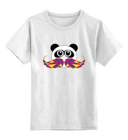 Заказать детскую футболку в Москве. Детская футболка классическая унисекс ПандПанд от mimiart  - готовые дизайны и нанесение принтов.