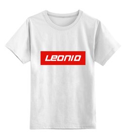 Заказать детскую футболку в Москве. Детская футболка классическая унисекс Leonid от THE_NISE  - готовые дизайны и нанесение принтов.