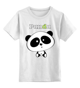 Заказать детскую футболку в Москве. Детская футболка классическая унисекс Panda от Никита Коледенков - готовые дизайны и нанесение принтов.