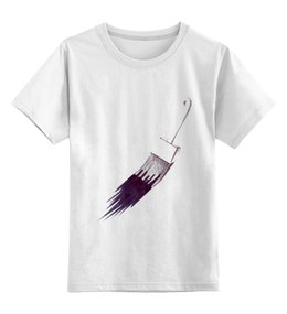 Заказать детскую футболку в Москве. Детская футболка классическая унисекс Маляр или первый мазок от Wax  - готовые дизайны и нанесение принтов.