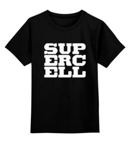 Заказать детскую футболку в Москве. Детская футболка классическая унисекс Supercell от MariYang  - готовые дизайны и нанесение принтов.