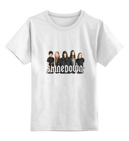Заказать детскую футболку в Москве. Детская футболка классическая унисекс Shinedown от Fedor - готовые дизайны и нанесение принтов.