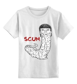Заказать детскую футболку в Москве. Детская футболка классическая унисекс Scum art от Leichenwagen - готовые дизайны и нанесение принтов.