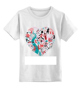 Заказать детскую футболку в Москве. Детская футболка классическая унисекс LONDON от CoolDesign - готовые дизайны и нанесение принтов.
