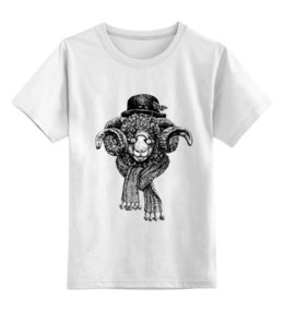 Заказать детскую футболку в Москве. Детская футболка классическая унисекс Бараш от Anna Rosenrot - готовые дизайны и нанесение принтов.