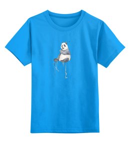 Заказать детскую футболку в Москве. Детская футболка классическая унисекс панда от 4erta - готовые дизайны и нанесение принтов.