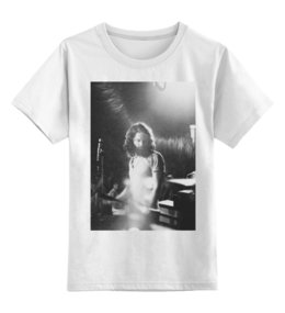 Заказать детскую футболку в Москве. Детская футболка классическая унисекс Jim Morrison от themaxlevin - готовые дизайны и нанесение принтов.