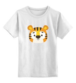 Заказать детскую футболку в Москве. Детская футболка классическая унисекс Тигренок от Franka  - готовые дизайны и нанесение принтов.