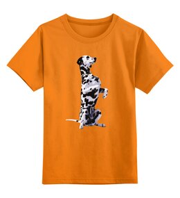 Заказать детскую футболку в Москве. Детская футболка классическая унисекс Собака - Далматинец от BAD OWL - готовые дизайны и нанесение принтов.