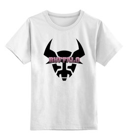Заказать детскую футболку в Москве. Детская футболка классическая унисекс бык buffalo от DenTen - готовые дизайны и нанесение принтов.