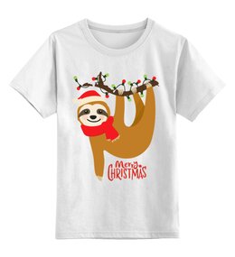 Заказать детскую футболку в Москве. Детская футболка классическая унисекс Ленивец от MariYang  - готовые дизайны и нанесение принтов.