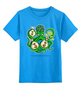 Заказать детскую футболку в Москве. Детская футболка классическая унисекс ❖ OctoMONY ❖ от balden - готовые дизайны и нанесение принтов.