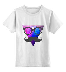 Заказать детскую футболку в Москве. Детская футболка классическая унисекс Хипстер от trend - готовые дизайны и нанесение принтов.