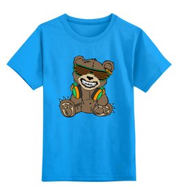 Заказать детскую футболку в Москве. Детская футболка классическая унисекс ߷Happy Bear߷ от balden - готовые дизайны и нанесение принтов.