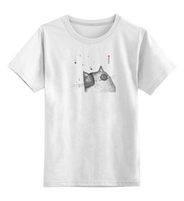 Заказать детскую футболку в Москве. Детская футболка классическая унисекс Music Cat от Olya Promokla - готовые дизайны и нанесение принтов.