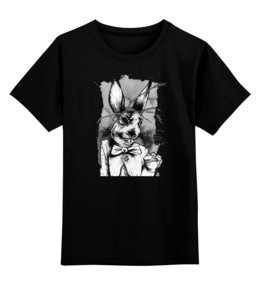 Заказать детскую футболку в Москве. Детская футболка классическая унисекс Кролик от ПРИНТЫ ПЕЧАТЬ  - готовые дизайны и нанесение принтов.