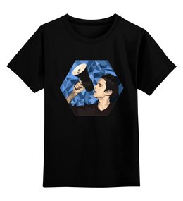 Заказать детскую футболку в Москве. Детская футболка классическая унисекс Matthew Bellamy от m.rossoff@yandex.ru - готовые дизайны и нанесение принтов.
