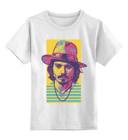 Заказать детскую футболку в Москве. Детская футболка классическая унисекс Джонни Депп от qwere - готовые дизайны и нанесение принтов.