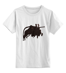 Заказать детскую футболку в Москве. Детская футболка классическая унисекс Дыра в груди от ystava - готовые дизайны и нанесение принтов.