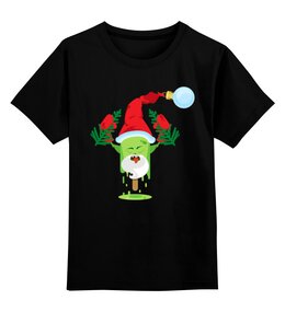 Заказать детскую футболку в Москве. Детская футболка классическая унисекс Анти Санта от IrinkaArt  - готовые дизайны и нанесение принтов.