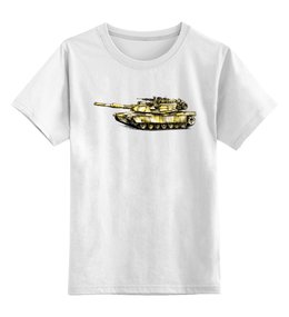 Заказать детскую футболку в Москве. Детская футболка классическая унисекс Абрамс (танк) от printik - готовые дизайны и нанесение принтов.