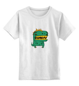 Заказать детскую футболку в Москве. Детская футболка классическая унисекс Дракон от denis01001 - готовые дизайны и нанесение принтов.