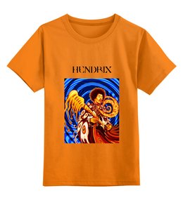 Заказать детскую футболку в Москве. Детская футболка классическая унисекс "Jimi Hendrix" от Fedor - готовые дизайны и нанесение принтов.