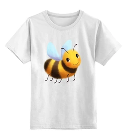 Заказать детскую футболку в Москве. Детская футболка классическая унисекс Милый шмель от tigerda  - готовые дизайны и нанесение принтов.