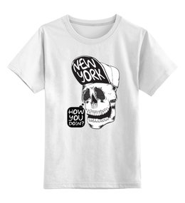 Заказать детскую футболку в Москве. Детская футболка классическая унисекс Череп  от T-shirt print  - готовые дизайны и нанесение принтов.