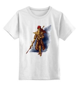 Заказать детскую футболку в Москве. Детская футболка классическая унисекс Ornstein Dragonslayer Spear от Доминик - готовые дизайны и нанесение принтов.