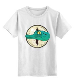 Заказать детскую футболку в Москве. Детская футболка классическая унисекс Крокодил  от ПРИНТЫ ПЕЧАТЬ  - готовые дизайны и нанесение принтов.